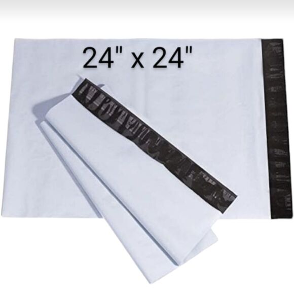 Extra Large 24x24 Self Seal Poly Mailer Plastic Mailing Bags lot of 5 - Picture 1 of 4